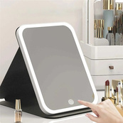 Дзеркало з LED підсвічуванням makeup mirror Black. Зображення №7 Дзеркало з LED підсвічуванням makeup mirror Black. Зображення №7