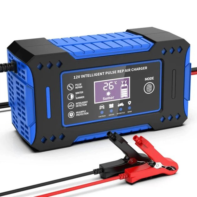 Зарядное устройство Интеллектуальное Pulse Repair 12V 6A с функцией восстановления аккумуляторов Зарядное устройство Интеллектуальное Pulse Repair 12V 6A с функцией восстановления аккумуляторов