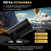 Портативный смарт-проектор 4K Ultra HD SMART, Android/iOS, Wi-Fi 6, Bluetooth, HDMI, домашний кинотеатр. Изображение №7 Портативный смарт-проектор 4K Ultra HD SMART, Android/iOS, Wi-Fi 6, Bluetooth, HDMI, домашний кинотеатр. Изображение №7