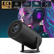 LED Проектор для дома портативный Смарт с WiFi Bluetooth Android 11 1280х720р Black. Изображение №3 LED Проектор для дома портативный Смарт с WiFi Bluetooth Android 11 1280х720р Black. Изображение №3