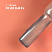 База для гель-лаку камуфлююча Steffani Cover Base 9 мл, 06 Бежево-рожева. Зображення №2 База для гель-лаку камуфлююча Steffani Cover Base 9 мл, 06 Бежево-рожева. Зображення №2