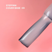 База для гель-лаку камуфлююча Steffani Cover Base 9 мл, 03 Пастельна рожева. Зображення №3