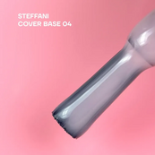 База для гель-лаку камуфлююча Steffani Cover Base 9 мл, 04 Холодна рожева. Зображення №3