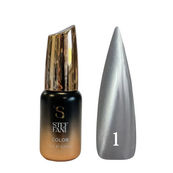 Гель-лак для ногтей Steffani Cat Eye MYSTIC, 9 мл , 01 Серебристый. Изображение №6 Гель-лак для ногтей Steffani Cat Eye MYSTIC, 9 мл , 01 Серебристый. Изображение №6