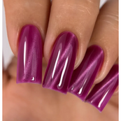 Гель-лак для ногтей Steffani Cat Eye MYSTIC, 9 мл, 04 Бордовый. Изображение №2