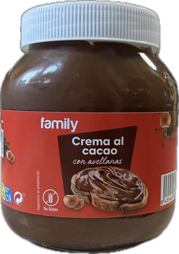 Паста шоколадная с фундуком Family 750 г Паста шоколадная с фундуком Family 750 г