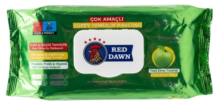 Салфетки для уборки Red Dawn Яблоко 100 шт Салфетки для уборки Red Dawn Яблоко 100 шт