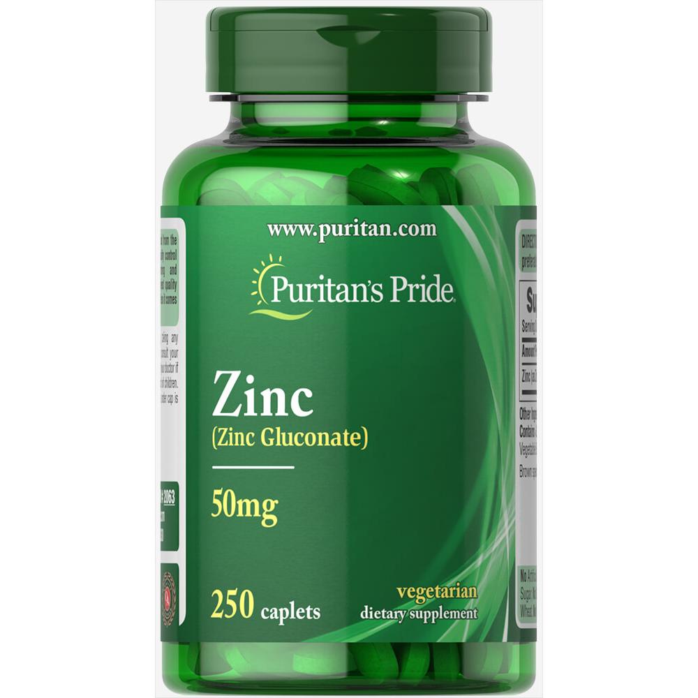 Zinc 50 mg - 250 Caplets Zinc 50 mg - 250 Caplets