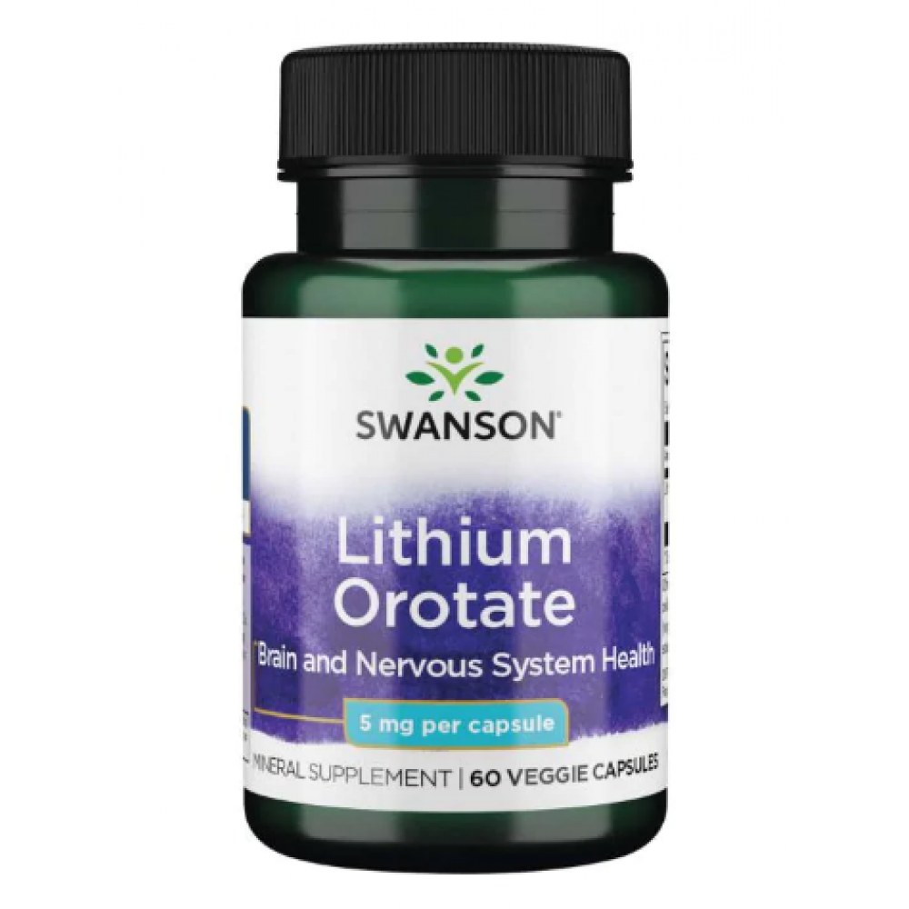 Lithium Orotate 5mg - 60veg caps Lithium Orotate 5mg - 60veg caps