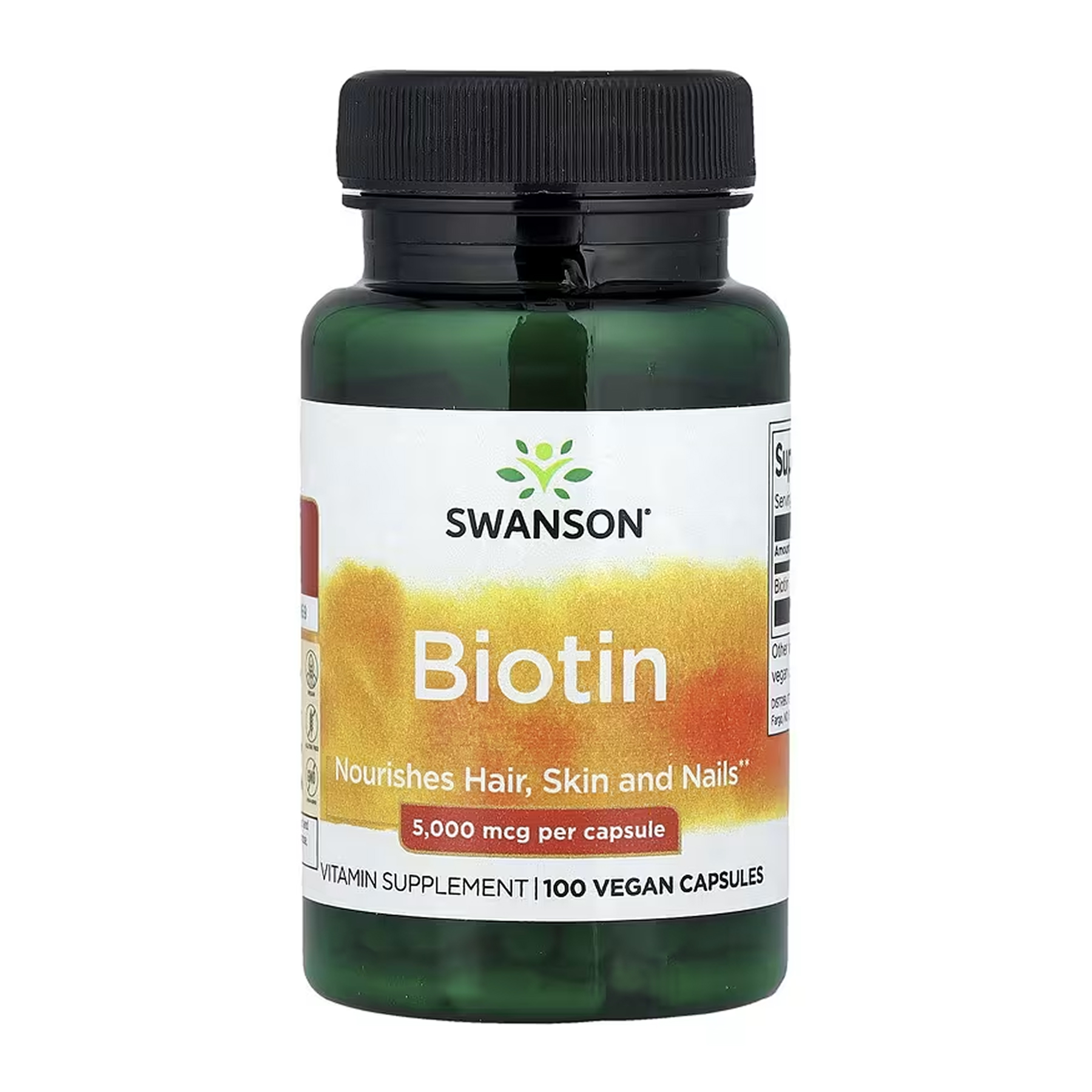 Biotin 5000mcg - 100 caps Biotin 5000mcg - 100 caps