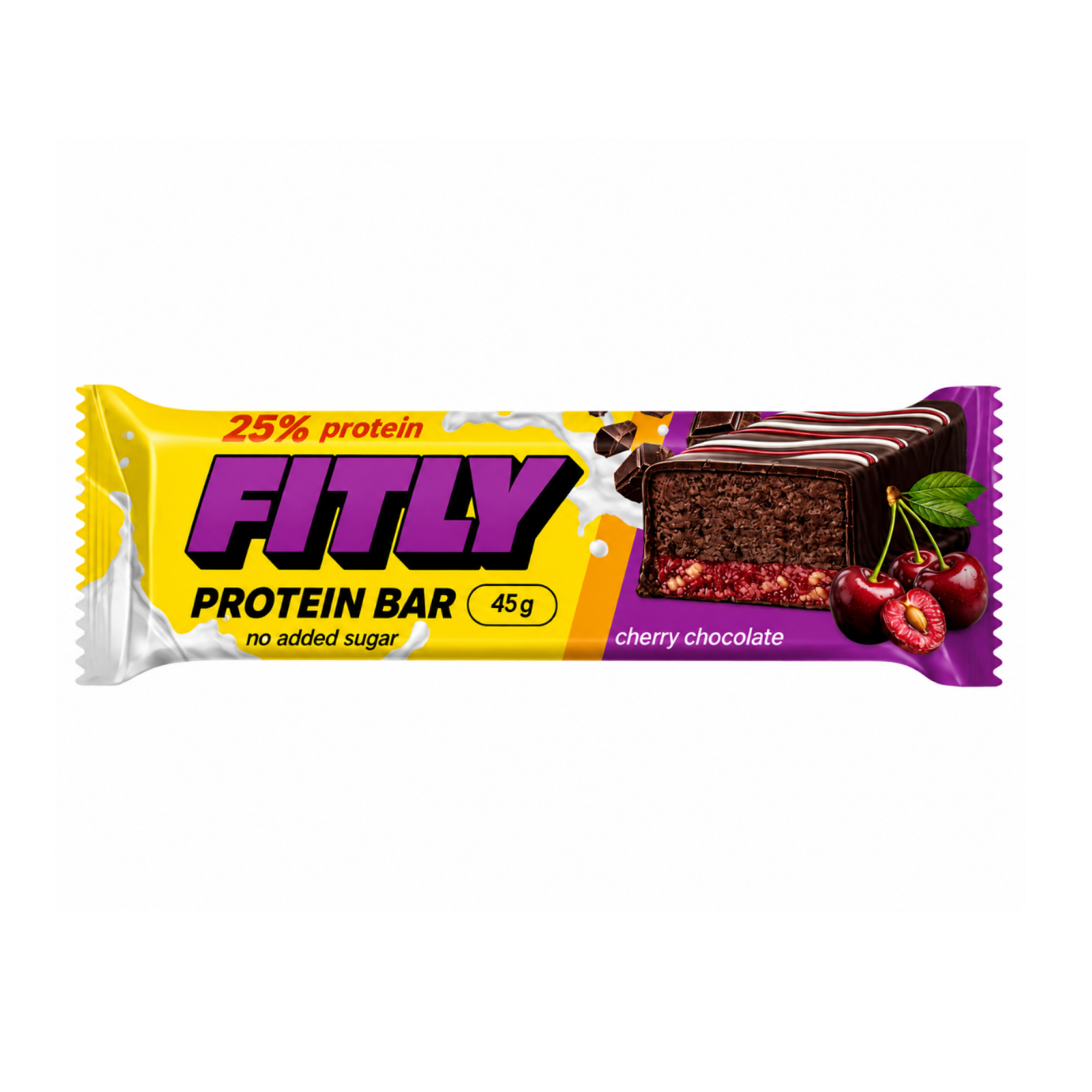 Protein Bar - 12x45g Cherry-Сhocolate Protein Bar - 12x45g Cherry-Сhocolate