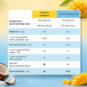 Protein Bar - 12x45g Mango Coconut. Зображення №2 Protein Bar - 12x45g Mango Coconut. Зображення №2