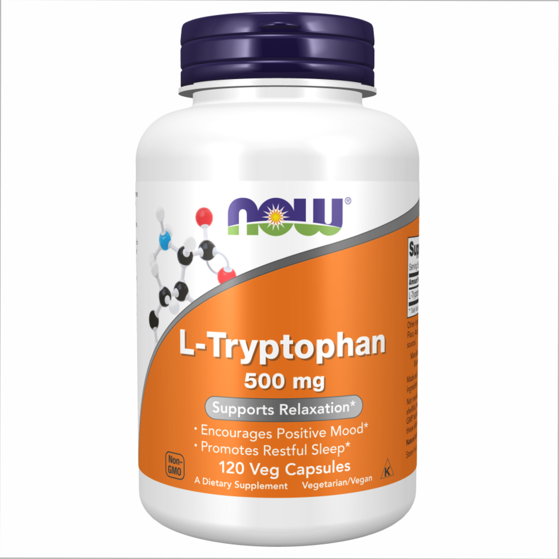 L-Tryptophan 500mg - 120 vcaps L-Tryptophan 500mg - 120 vcaps