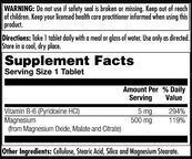 Magnesium Sustained Release Triple Source 500mg - 100 tabs. Зображення №2 Magnesium Sustained Release Triple Source 500mg - 100 tabs. Зображення №2