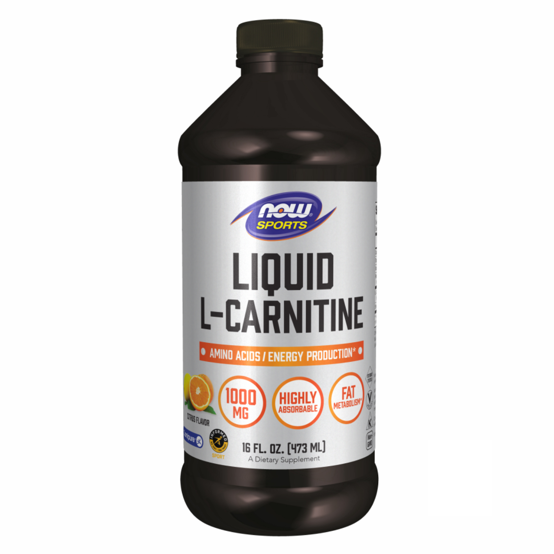 Carnitine Liquid 1000mg - 473ml Citrus Carnitine Liquid 1000mg - 473ml Citrus
