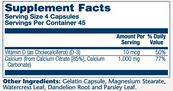 Calcium w/ D3 Citrate 1000mg - 90 caps. Зображення №2