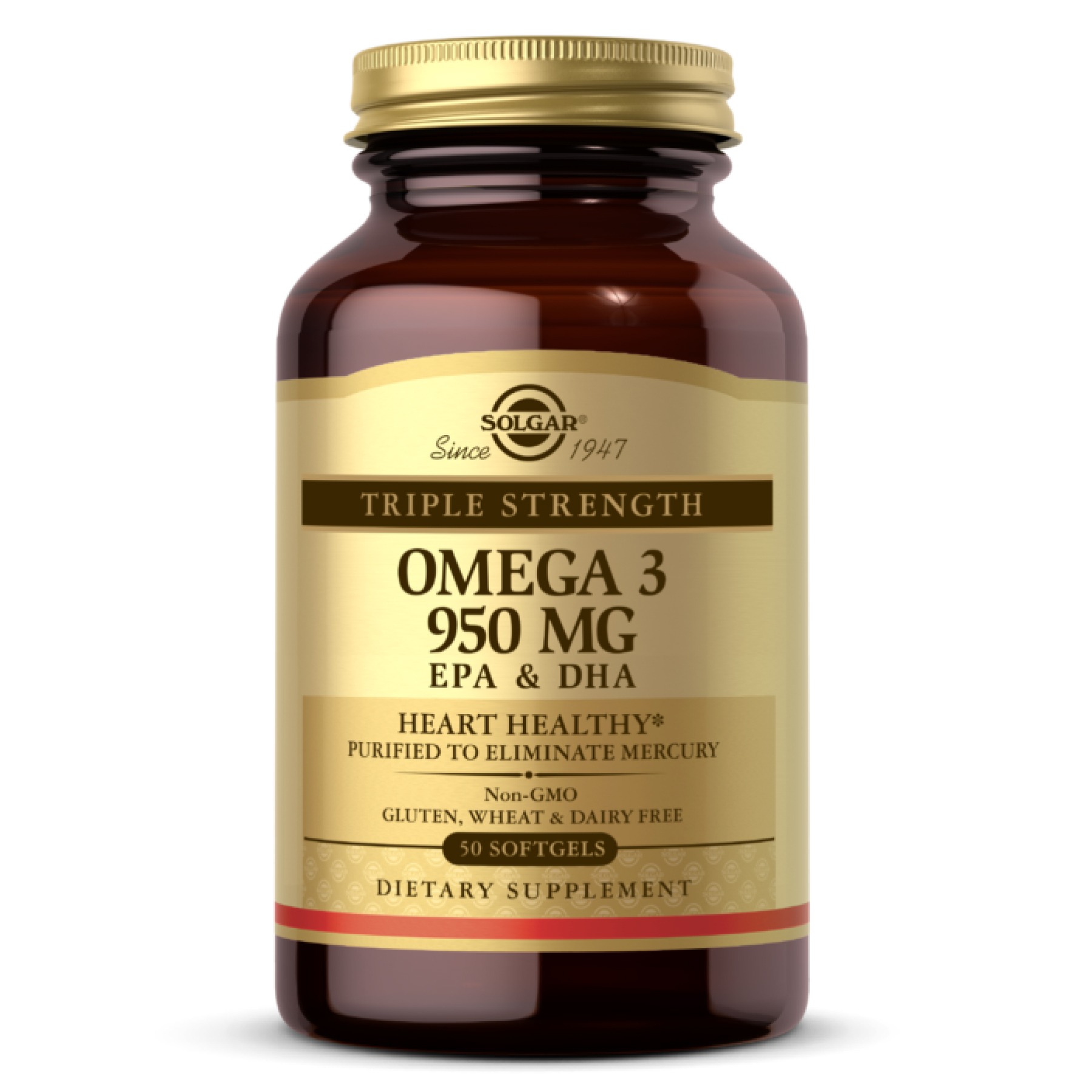 Triple Strength Omega-3 950 mg - 50 softgels Triple Strength Omega-3 950 mg - 50 softgels