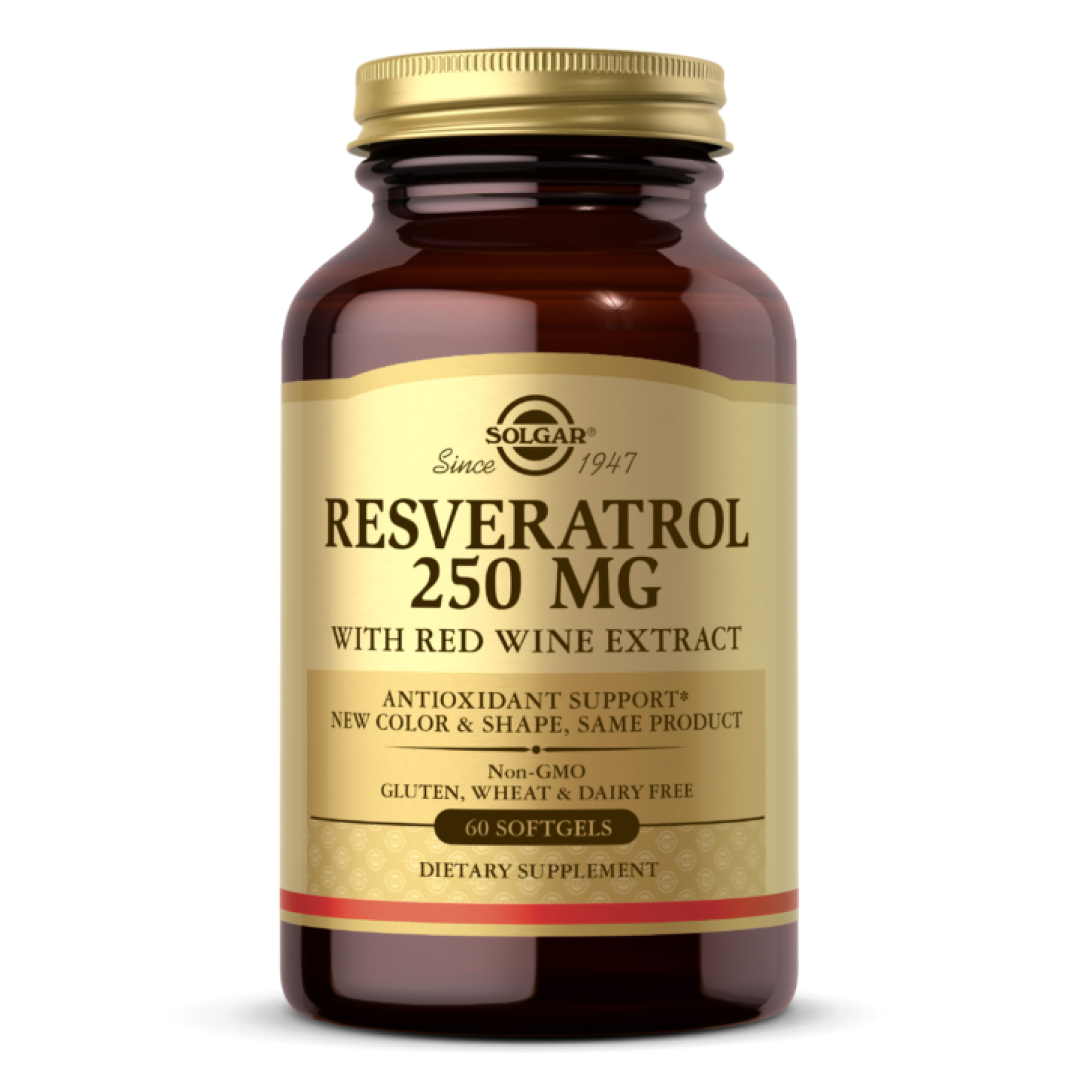 Resveratrol 250mg with Red Wine Extract - 60 softgels Resveratrol 250mg with Red Wine Extract - 60 softgels