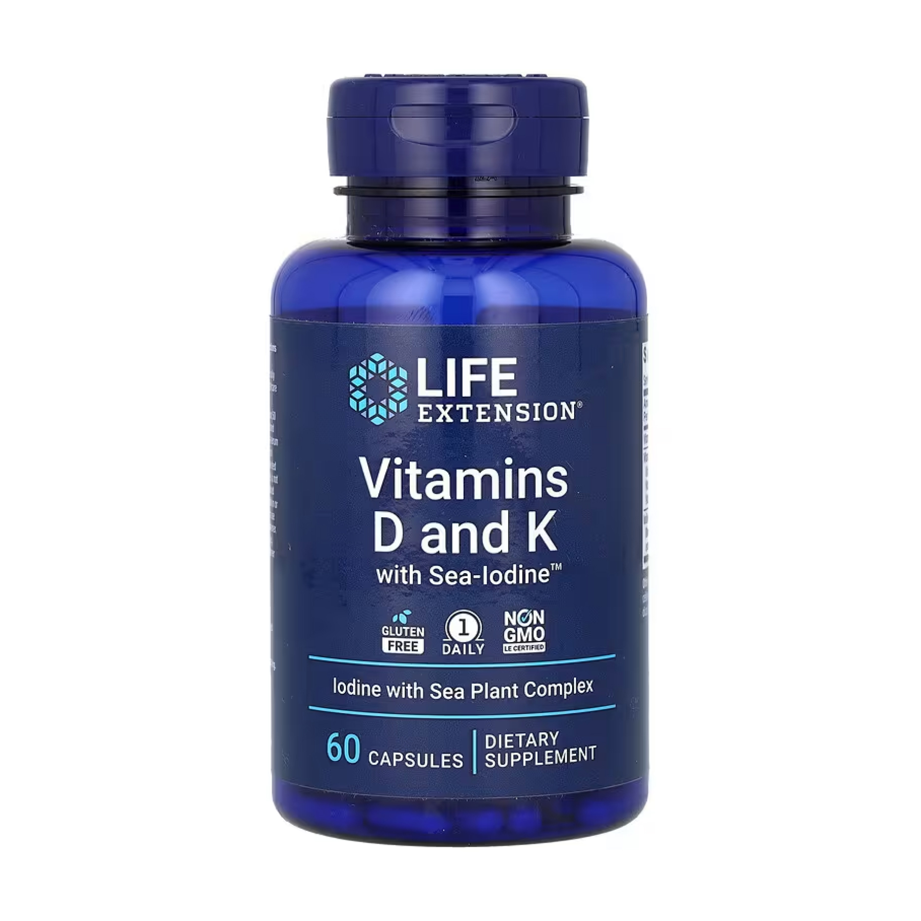Vitamins D and K with Sea-Iodine™ - 60 caps Vitamins D and K with Sea-Iodine™ - 60 caps