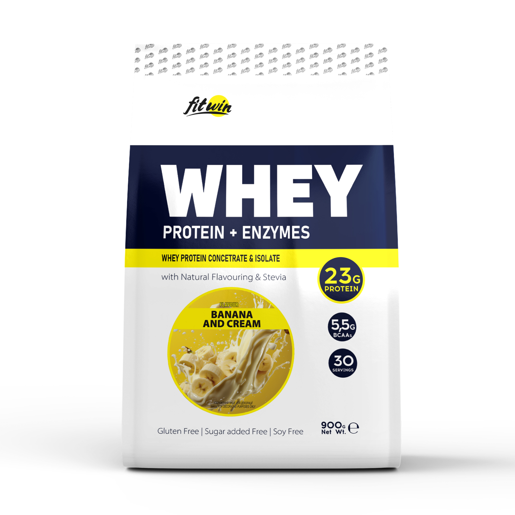 Whey - 900g Banana and Cream Whey - 900g Banana and Cream