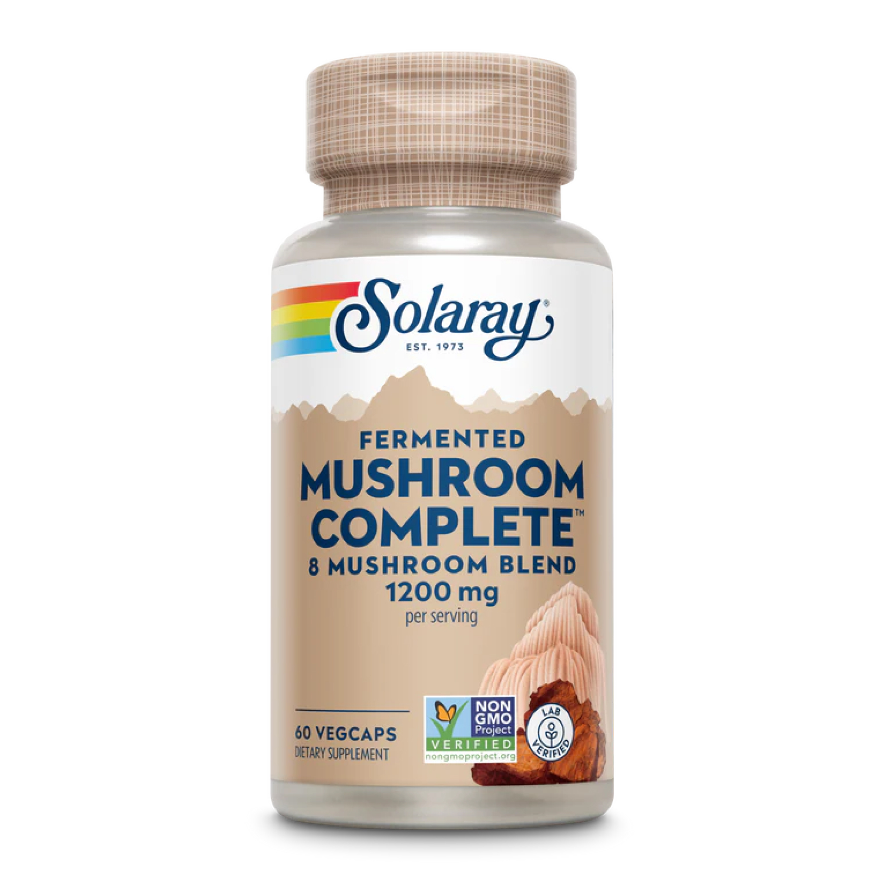 Org Grown Mushroom Complete 1200mg - 60 vcaps Org Grown Mushroom Complete 1200mg - 60 vcaps