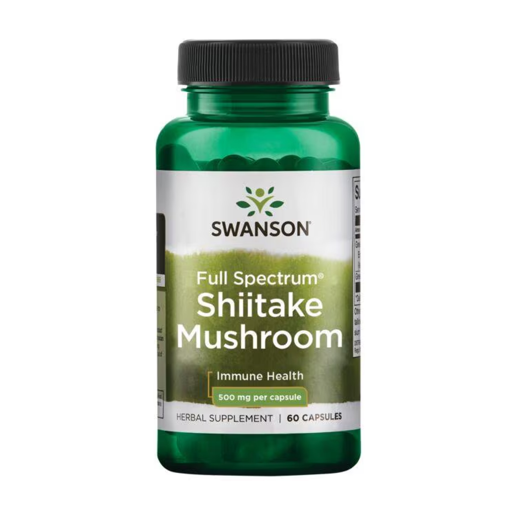 Full Spectrum Shiitake Mushroom 500mg - 60 caps Full Spectrum Shiitake Mushroom 500mg - 60 caps