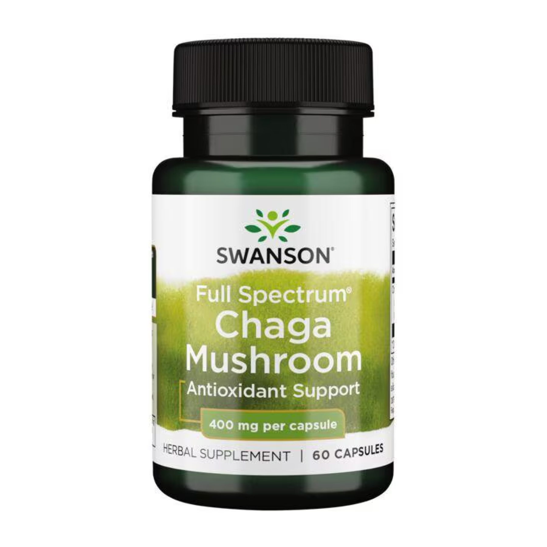 Full Spectrum Chaga Mushroom 400 mg - 60 caps Full Spectrum Chaga Mushroom 400 mg - 60 caps