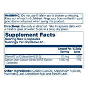Calcium Citrate w/Vit D-3 1000mg - 180 caps. Зображення №2 Calcium Citrate w/Vit D-3 1000mg - 180 caps. Зображення №2