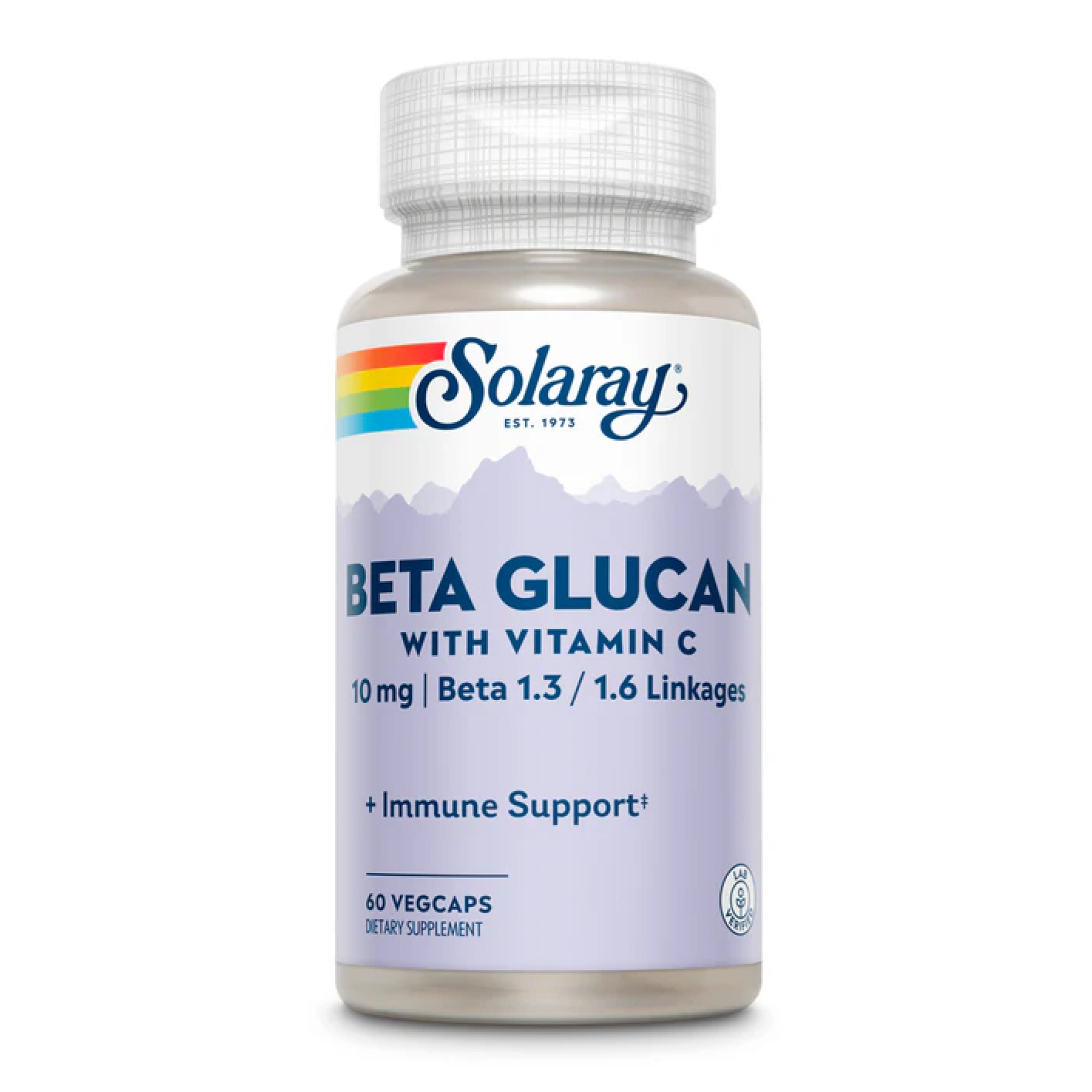 Beta Glucan with Vitamin C 10mg - 60 vcaps Beta Glucan with Vitamin C 10mg - 60 vcaps