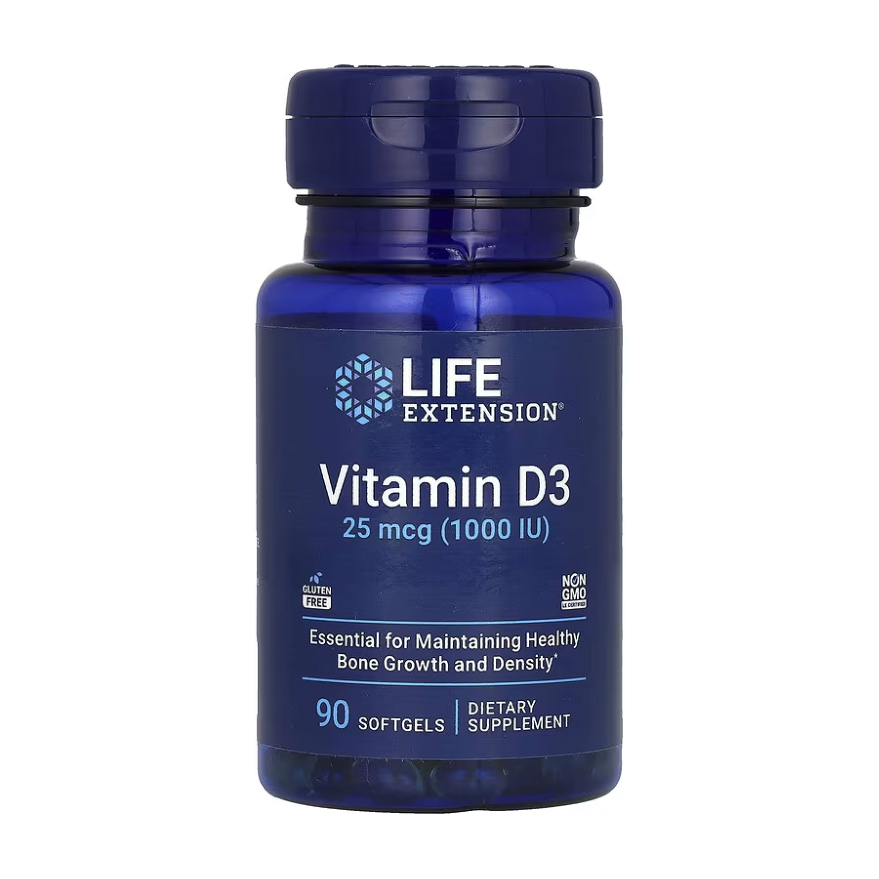 Vitamin D3 25 mcg (1000 IU) - 90 softgels Vitamin D3 25 mcg (1000 IU) - 90 softgels