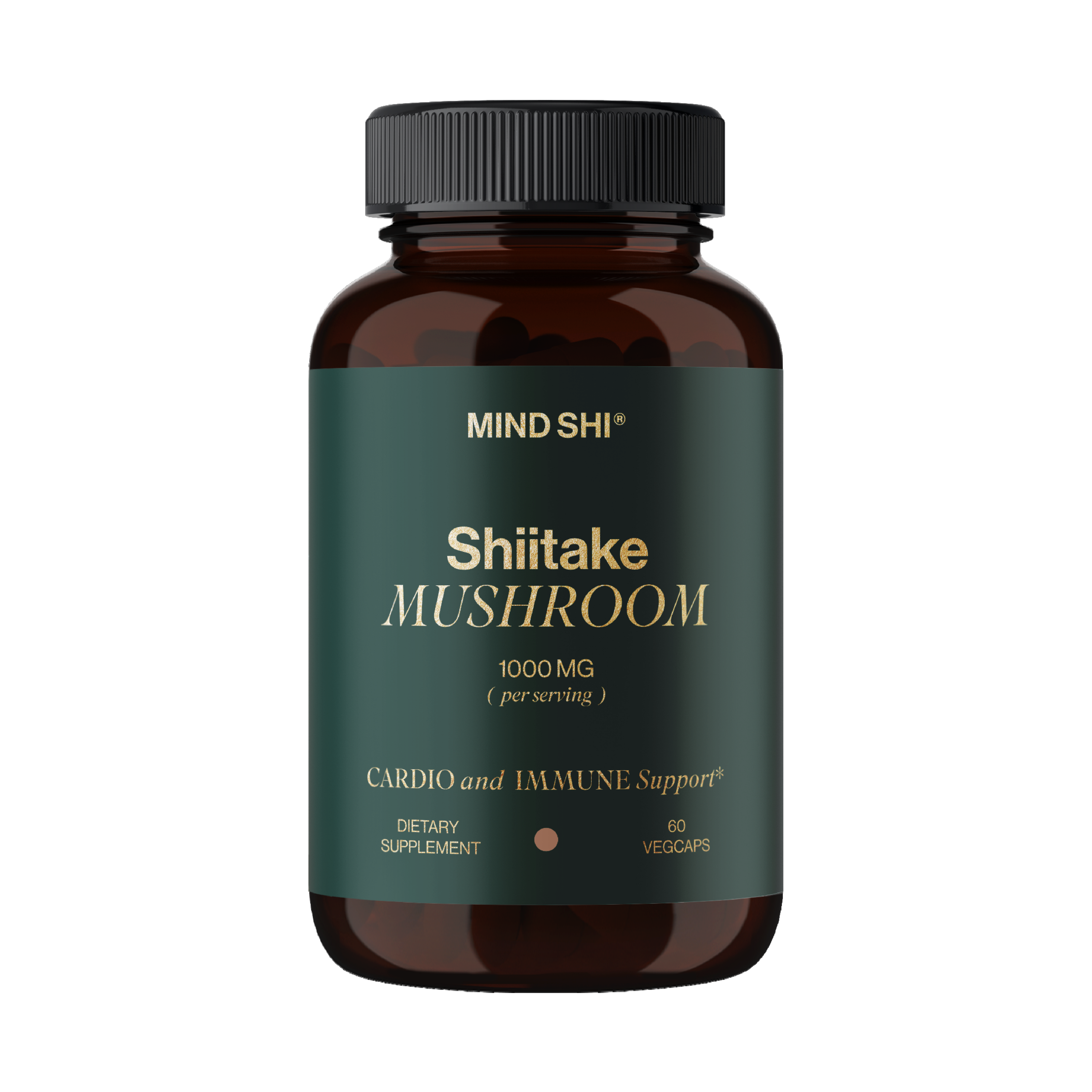 Shiitake Mushroom 1000 mg - 60 vegcaps Shiitake Mushroom 1000 mg - 60 vegcaps