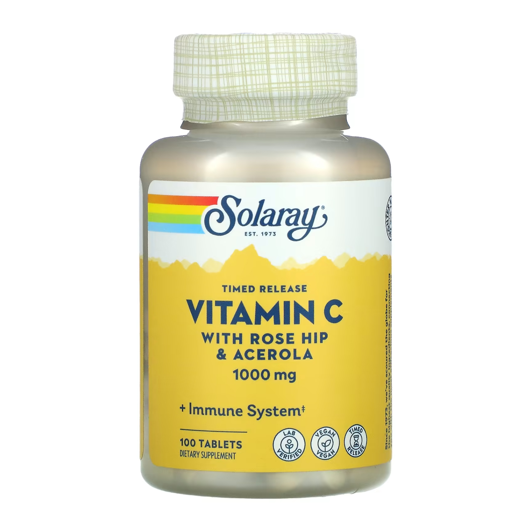Vitamin C with Rose Hips & Ace 1000mg - 100 tabs Vitamin C with Rose Hips & Ace 1000mg - 100 tabs