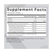 Omega-3 Fish Oil Alaska Pollock 1250mg - 30 softgels. Зображення №2