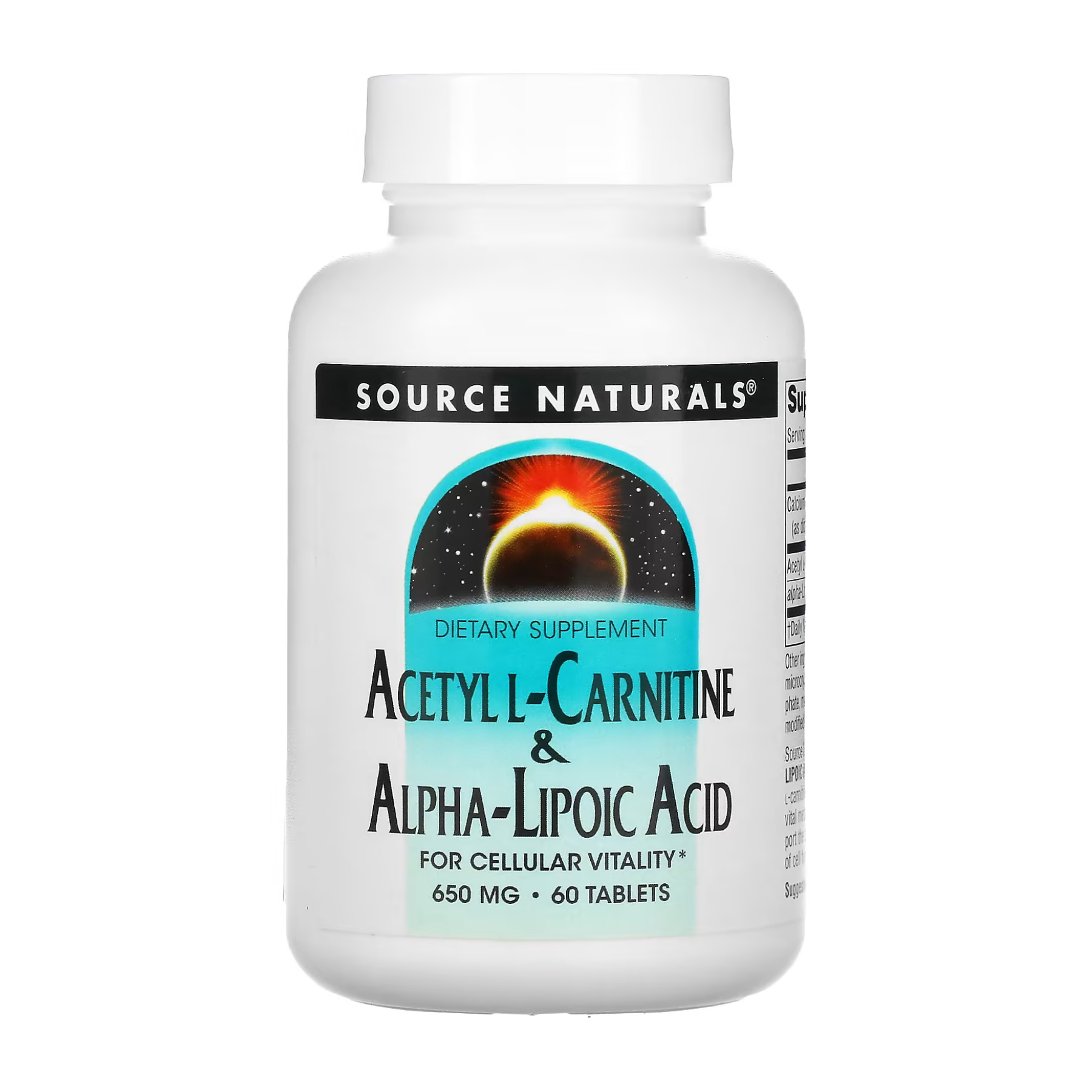 Acetyl L-Carnitine & Alpha-Lipoic Acid 650mg - 60 tabs Acetyl L-Carnitine & Alpha-Lipoic Acid 650mg - 60 tabs