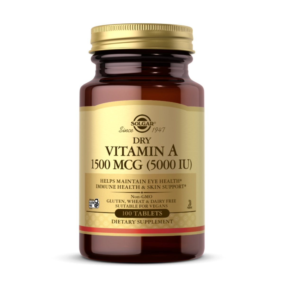 Dry Vitamin A 1500 mcg (5000 IU) - 100 tabs Dry Vitamin A 1500 mcg (5000 IU) - 100 tabs