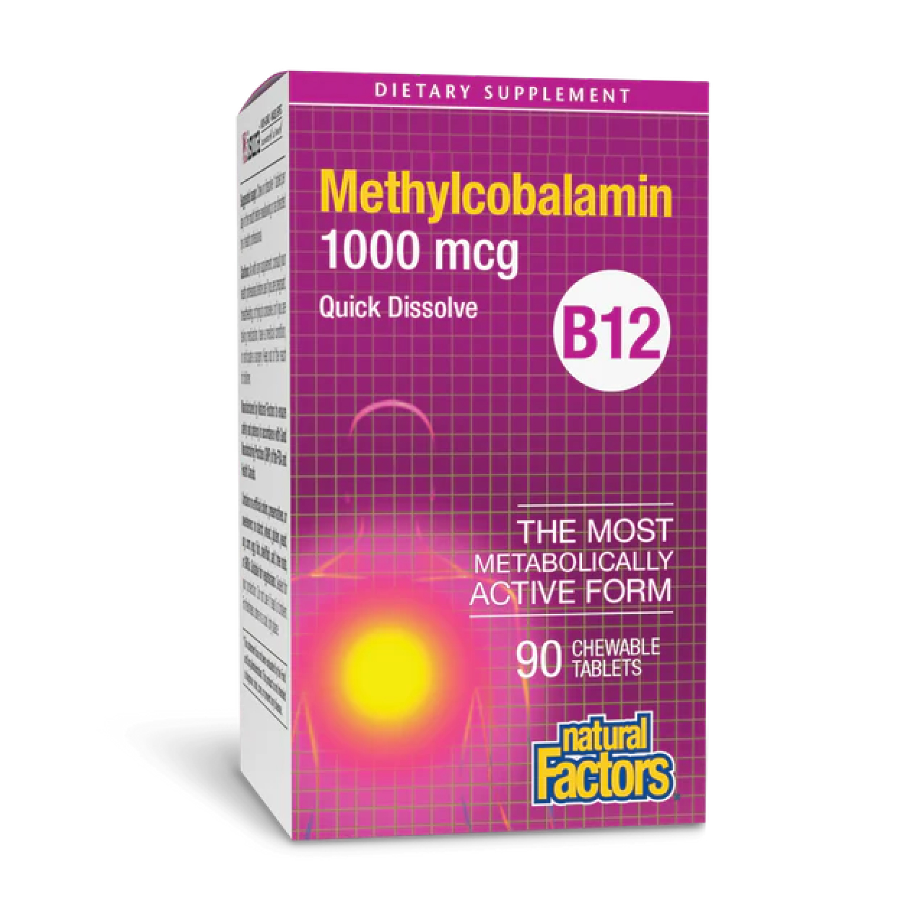 B12 Methylcobalamin 1000 mcg - 90 tabs B12 Methylcobalamin 1000 mcg - 90 tabs