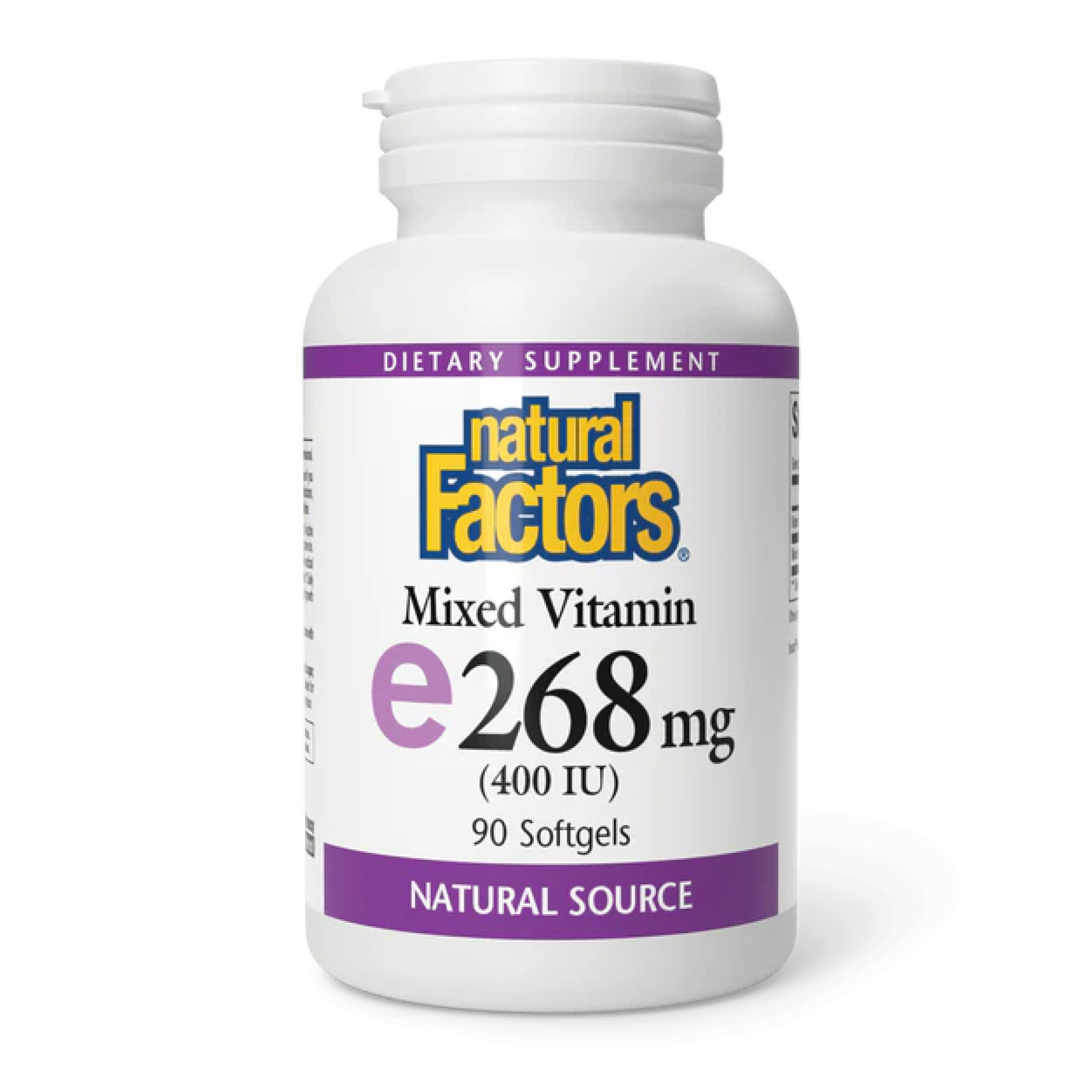 Mixed Vitamin E 268 mg (400 IU) - 90 softgels Mixed Vitamin E 268 mg (400 IU) - 90 softgels