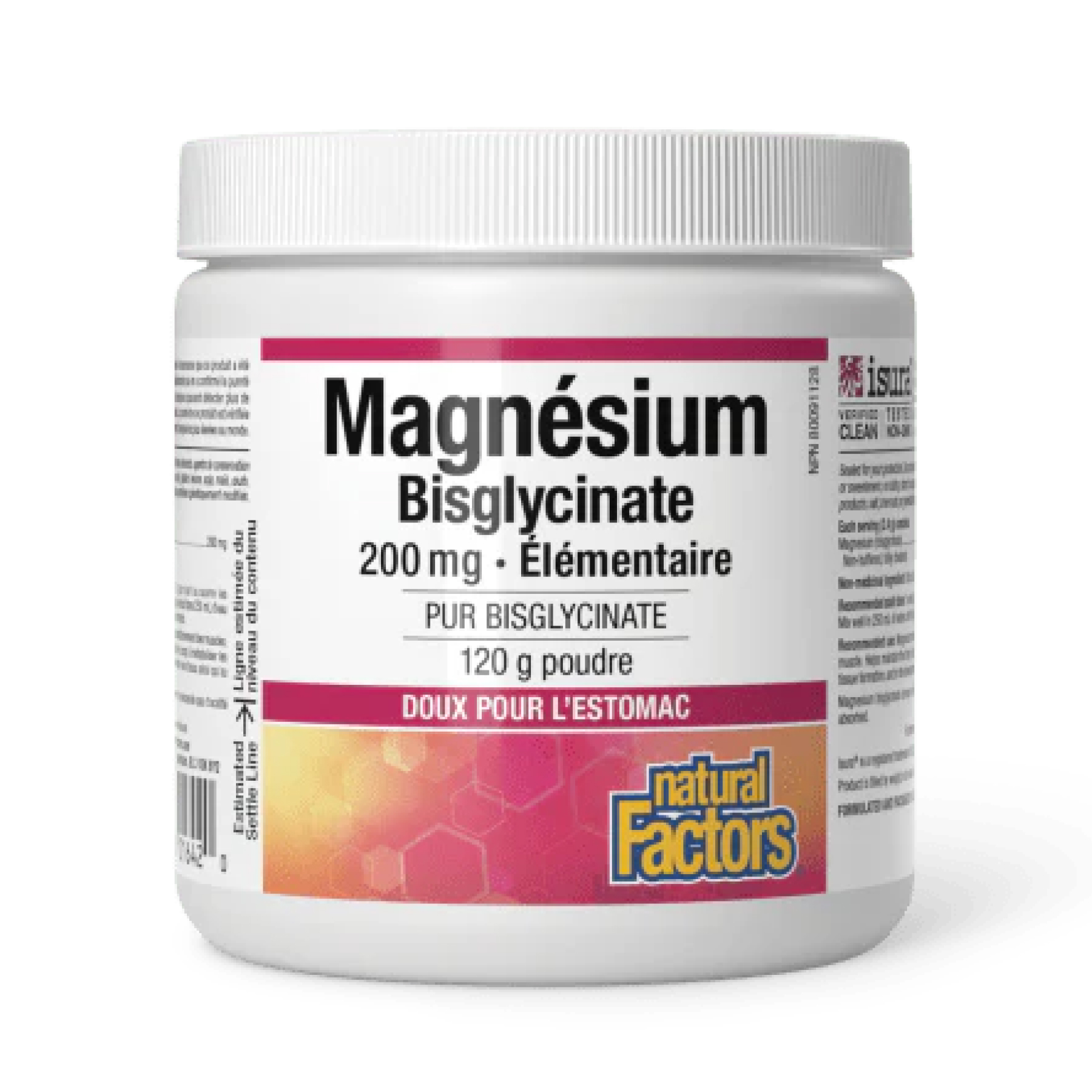 Magnesium Bisglycinate 200mg - 120g Pure Magnesium Bisglycinate 200mg - 120g Pure