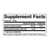 Mixed Vitamin E 268 mg (400 IU) - 90 softgels. Зображення №2 Mixed Vitamin E 268 mg (400 IU) - 90 softgels. Зображення №2