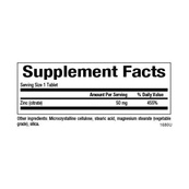 Zinc Citrate 50mg - 90 tabs. Зображення №2 Zinc Citrate 50mg - 90 tabs. Зображення №2