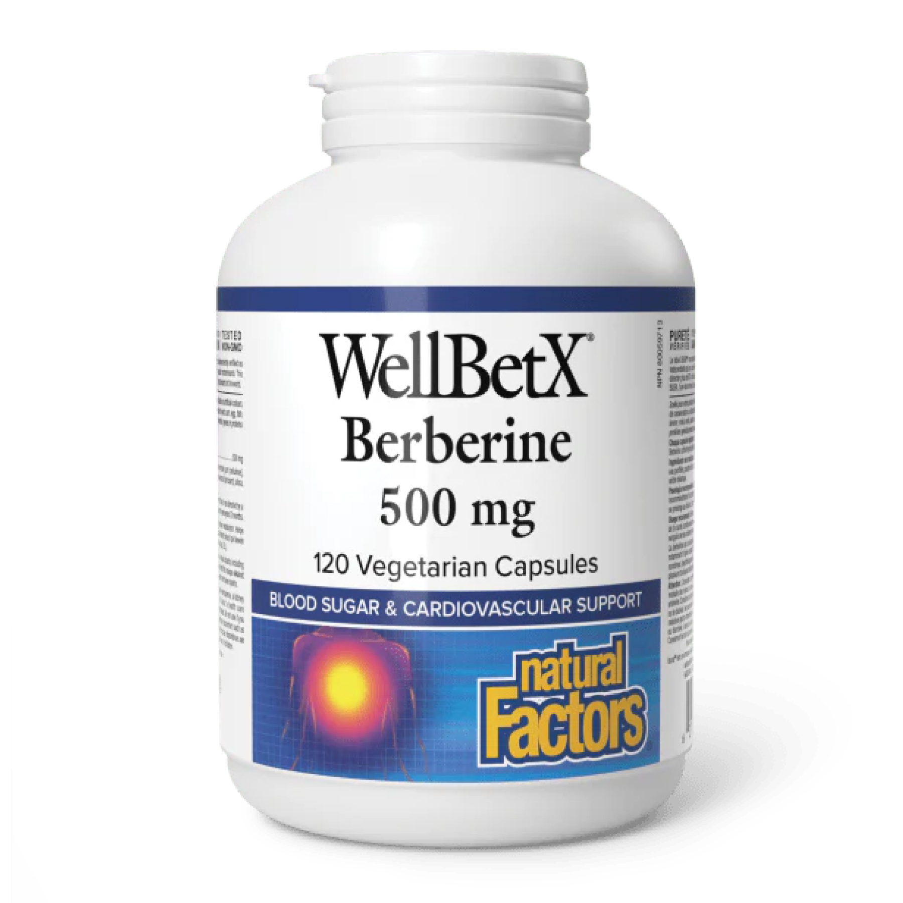 WellBetX Berberine 500mg - 120 vcaps WellBetX Berberine 500mg - 120 vcaps