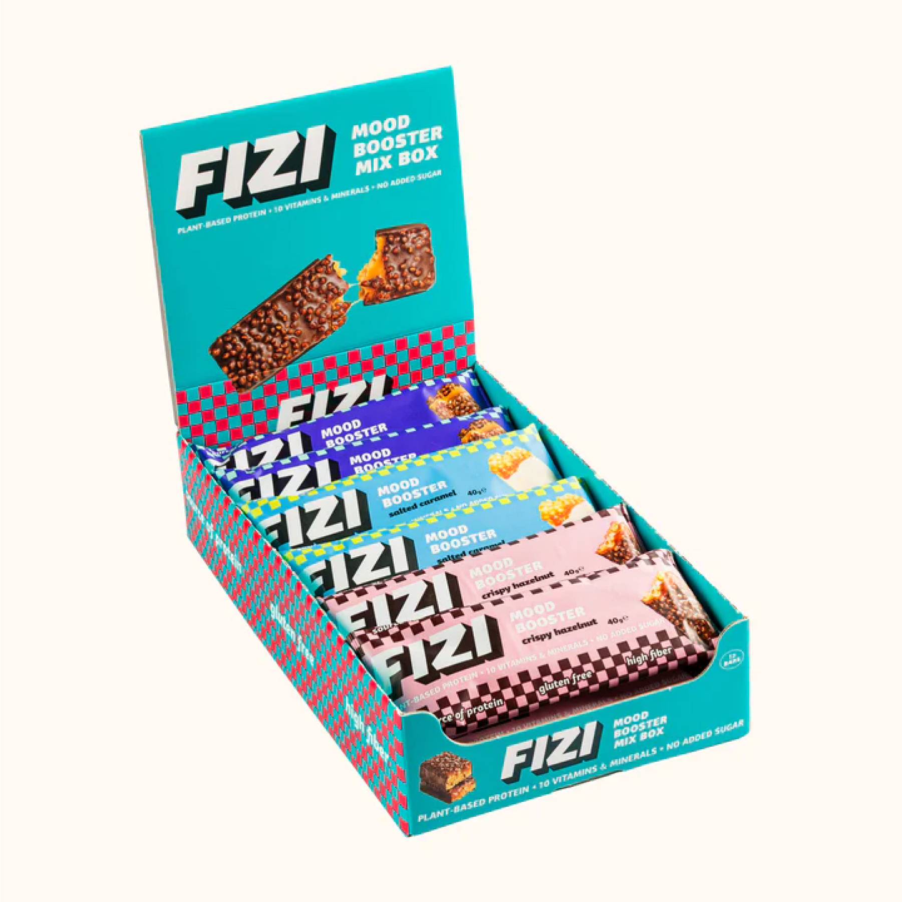 Fizi Mood Booster - 12x40g Mix Box Fizi Mood Booster - 12x40g Mix Box