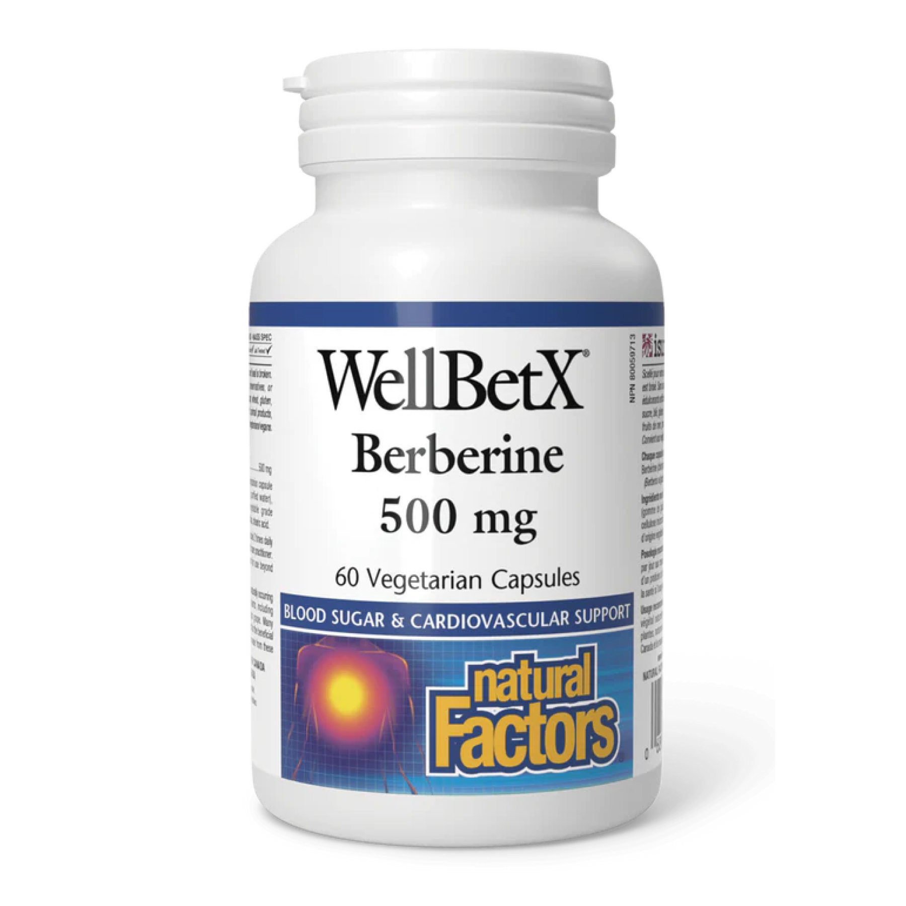 WellBetX Berberine 500mg - 60 vcaps WellBetX Berberine 500mg - 60 vcaps