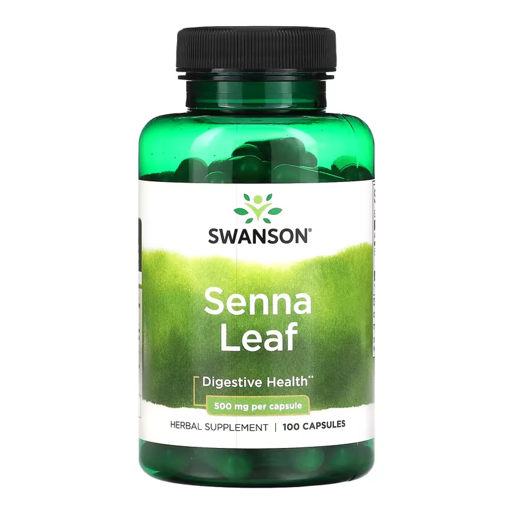 Senna Leaf 500mg - 100 сaps Senna Leaf 500mg - 100 сaps