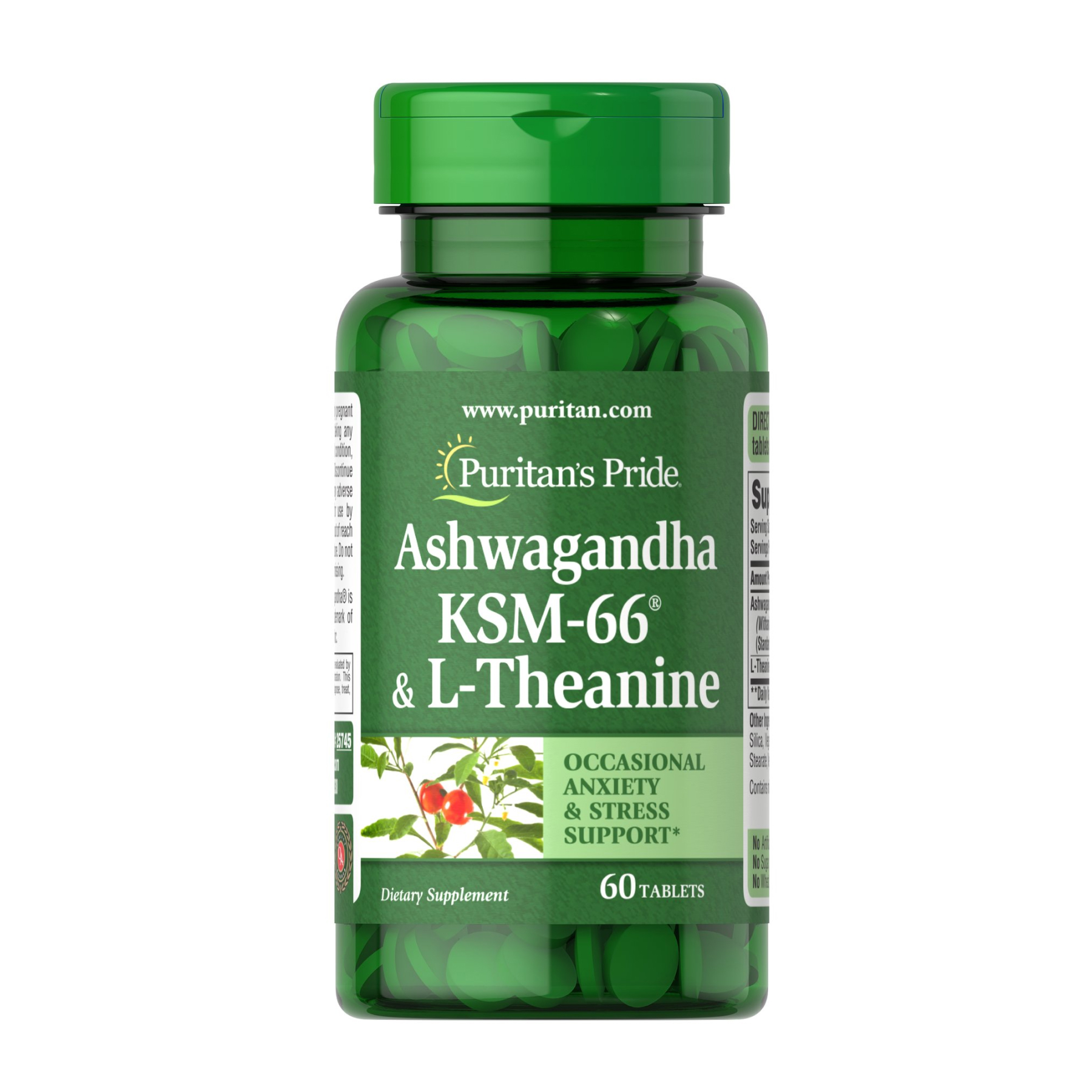 Ashwagandha KSM-66® & L-Theanine - 60 tabs Ashwagandha KSM-66® & L-Theanine - 60 tabs