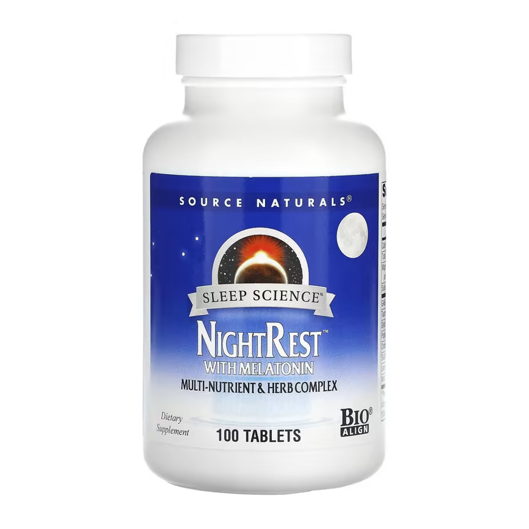 Sleep Science® NightRest™ with Melatonin - 100 tabs Sleep Science® NightRest™ with Melatonin - 100 tabs