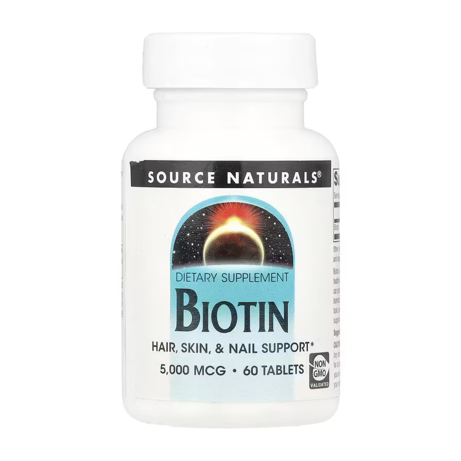 Biotin 5000mcg - 60 tabs Biotin 5000mcg - 60 tabs