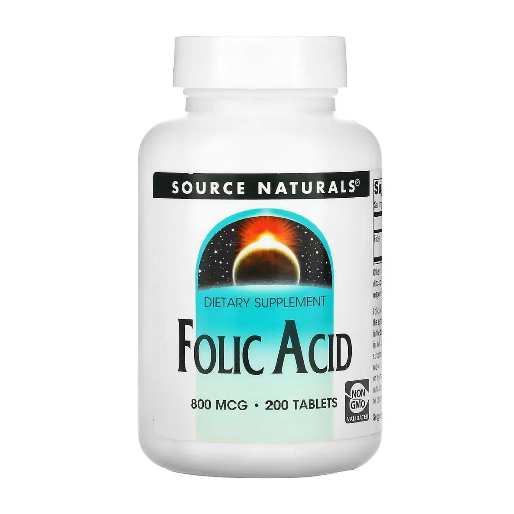 Folic Acid 800 mcg - 200 tabs Folic Acid 800 mcg - 200 tabs