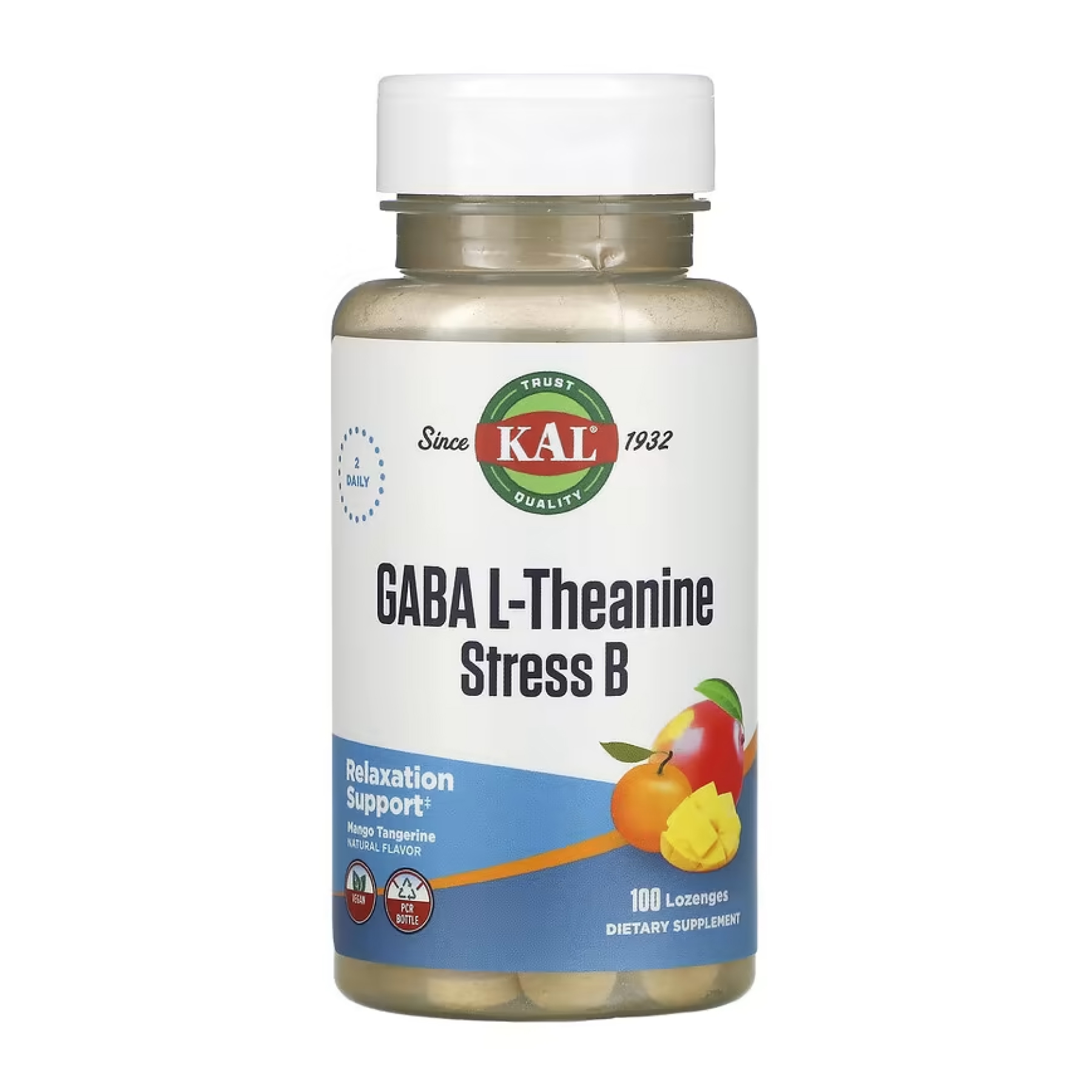 GABA L-Theanine Stress B - 100 lozenges GABA L-Theanine Stress B - 100 lozenges