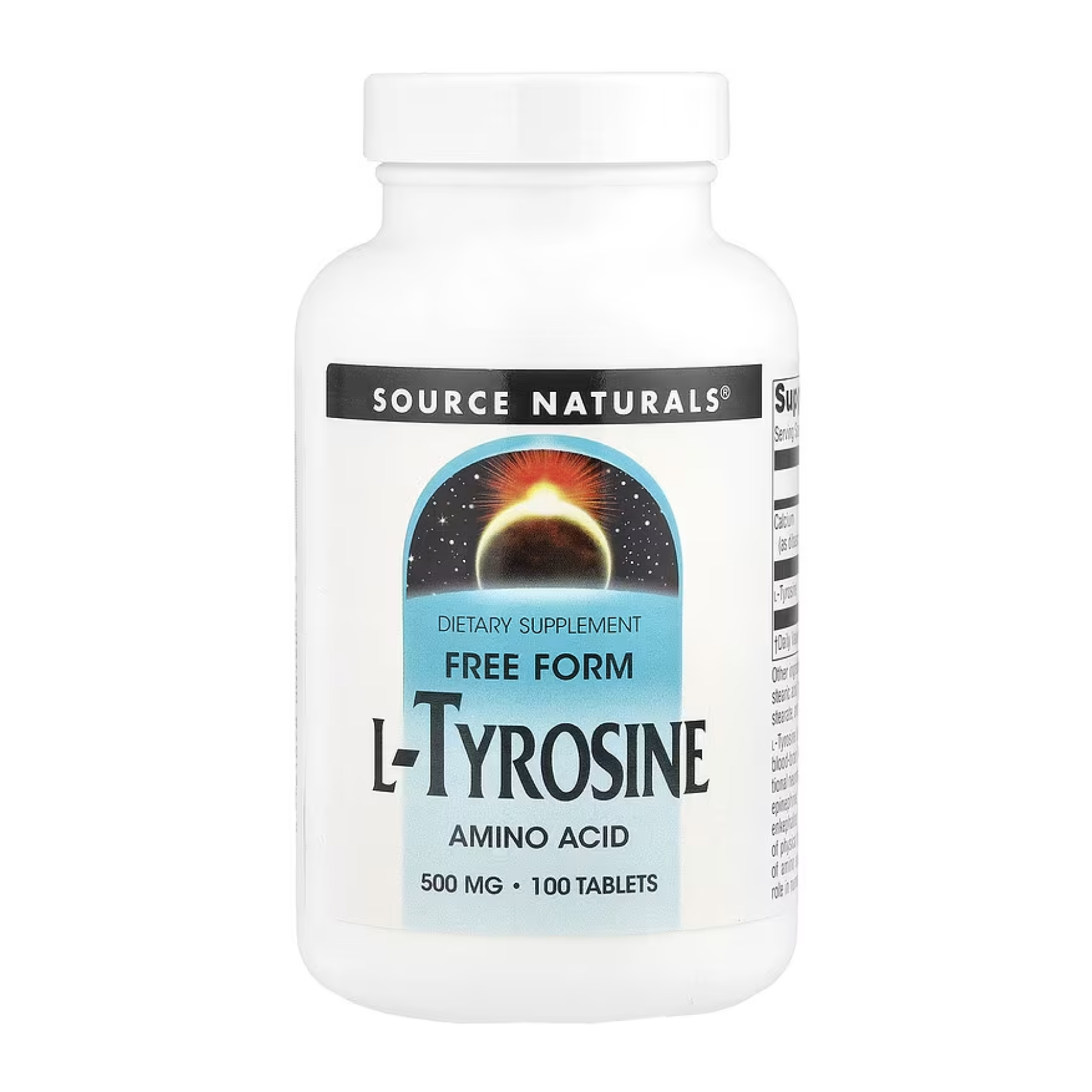 L-Tyrosine 500mg - 100 tabs L-Tyrosine 500mg - 100 tabs